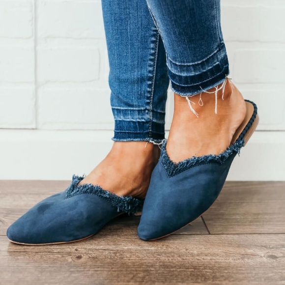free people leather newport flat